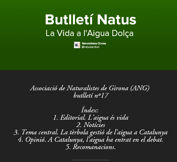 L'ANG estrena nou butlletí digital. Esperem que t'agradi!
