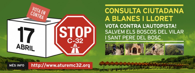 La Plataforma Aturem l’Autopista C-32 fa una crida a la participació
