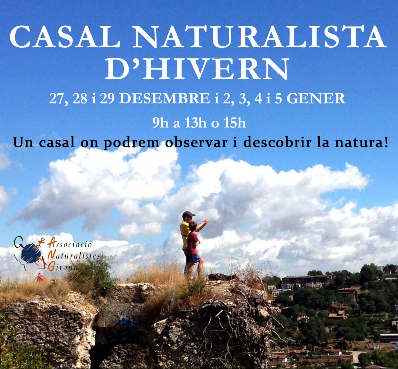Inscripcions obertes al Casal Naturalista d'hivern 2017-2018. Els NATUS us oferim diversió naturalista pels més petits de la casa!