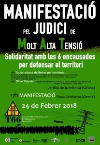 Jornada solidària amb les 6 encausades per lluitar contra la MAT