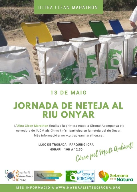 Els Natus participem en l' Ultra Clean Marathon! Jornada de neteja al riu Onyar