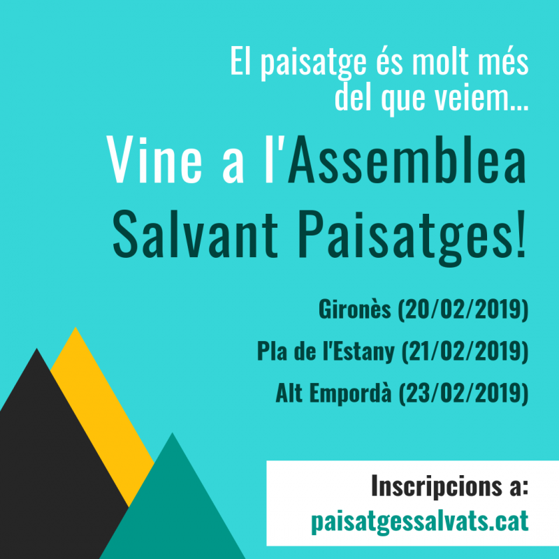 L’ANG, Limnos i Iaeden-Salvem l’Empordà reivindiquen el valor dels Paisatges Salvats