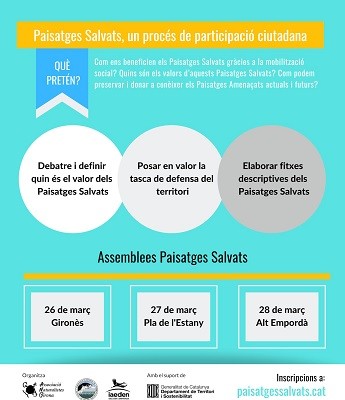 L’ANG, Limnos i Iaeden-Salvem l’Empordà, us convoquem a la segona assemblea de Paisatges Salvats