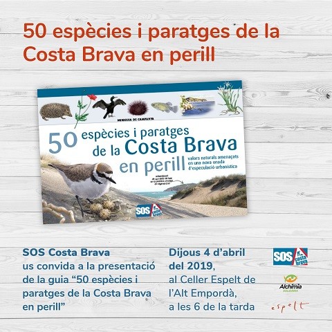 Presentació de la guia d'espècies i paratges de la Costa Brava en perill