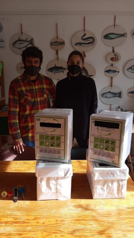 L'Associació de Naturalistes de Girona seguim treballant amb la recollida de materials d'escriptura.