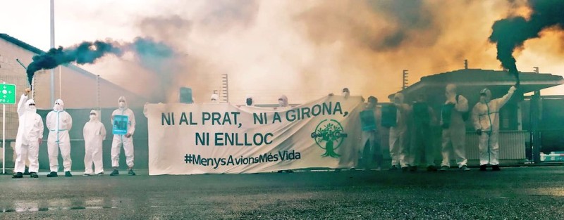 Oposició social al nou pla d'ampliació de l'aeroport Girona - Costa Brava