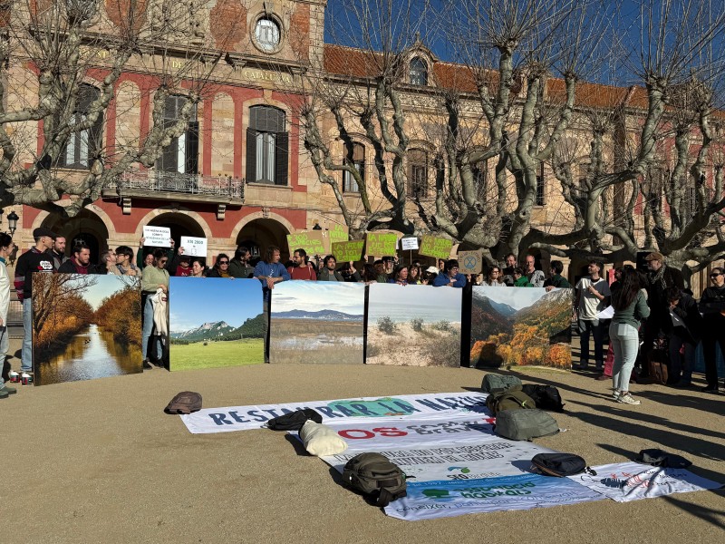 La natura no pot esperar: reclamem compromís polític i acció urgent al Parlament